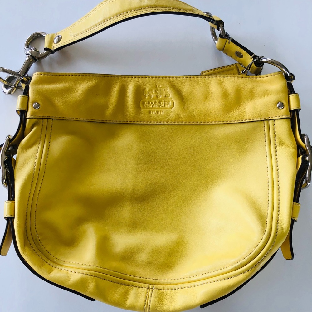 Coach leather handbag
